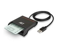 ACT AC6015 lecteur de cartes à puce Intérieure USB USB 2.0 Noir