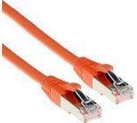 ACT Orange 10 meter LSZH SFTP CAT6A patch cable snagless with RJ45 connectors CAT6A S/FTP LSZH SNG OR 10.00M (FB7110)