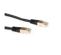 ACT Patchcord SSTP Category 6 PIMF, Black 0.50M câble de réseau Noir 0,5 m