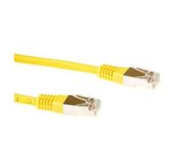 ACT Patchcord SSTP Category 6 PIMF, Yellow 1.00M câble de réseau Jaune 1 m