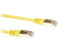 ACT Patchcord SSTP Category 6 PIMF - Yellow 20.00M 20m jaune Câble réseau (FB9820)