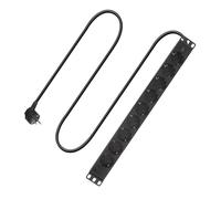 ACT PD3002 Bloc multiprise 9 Compartiments 16 A/4000 W pour Rack de Serveur 19" PDU multiprise Montage Mural Câble 3 m