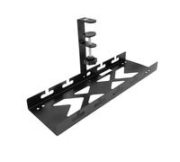 ACT Connectivity – Plateau de gestion des câbles sous le bureau AC8378 – Fixation par pince 40 cm