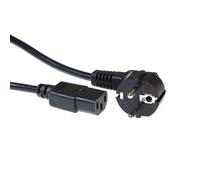 ACT Powercord connecteur de courant CEE7/7 mâle (angle)