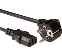 ACT Powercord LSZH connecteur de main CEE7/7 mâle (angle)