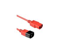 ACT - Rallonge de câble d'alimentation - IEC 60320 C14 pour IEC 60320 C13 - CA 230 V - 60 cm - RAL 3020