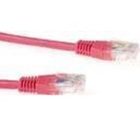 ACT Red 10 meter LSZH U/UTP CAT6 patch cable with RJ45 connectors