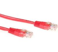 ACT Red 20 meter U/UTP CAT6 patch cable with RJ45 connectors. Cat6 u/utp red 20.00m (IB8520)