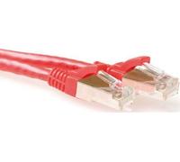 ACT Red 7 meter LSZH SFTP CAT6A patch cable snagless with RJ45 connectors
