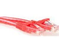 ACT Red 7 meter U/UTP CAT6A patch cable snagless with RJ45 connectors CAT6A U/UTP SNAGLESS RD 7.00M (IB2507)