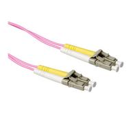 ACT RL9725 câble InfiniBand et à fibres optiques 25 m 2x LC Gris et Violet