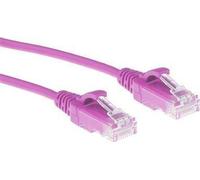 ACT Rose 2 mètres LSZH U/UTP CAT6 datacenter slimline patch cable snagless with RJ45 connectors (DC9402)