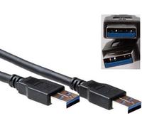 ACT SB0002 Câble USB A USB A Mâle Mâle Noir 5m (SB0002)