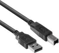 ACT SB2405 câble USB USB 2.0 5 m USB A USB B Noir
