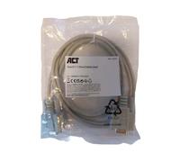 Act Serial Extension Cable Sub -D 9 Polig - Grau - 3 M