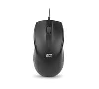 ACT Souris avec capteur Optique - 1000 DPI - Port USB - 2 Boutons - Légère - Fabriquée à partir de matériaux recyclés - AC5006