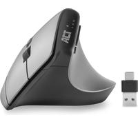 ACT Souris ergonomique sans fil avec Bluetooth et USB-C/USB-A AC5155