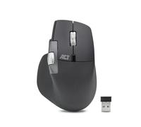 ACT Souris sans Fil Multi-Connexion Bluetooth et récepteur USB, Rechargeable, 4800 DPI avec clic Silencieux, molette de défilement Rapide et molette de défilement du Pouce, respectueux de