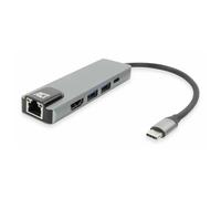 ACT Station d'accueil USB-C 4K pour 1 moniteur HDMI, Ethernet, USB-A, PD pass-through