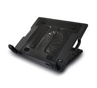 ACT Support de Refroidissement pour Ordinateur Portable 17", Hauteur réglable (5 Positions ergonomiques), 1 Ventilateur Silencieux pour Bureau, Port USB - AC8110