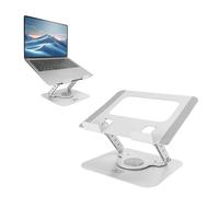 ACT Support d'ordinateur Portable en métal Rotatif à 360° réglable en Hauteur pour Ordinateur Portable jusqu'à 15,6" AC8136