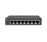 ACT Connectivity Switch Gigabit 8 ports AC4418 – 1000Mbps, LEDs, boîtier en métal