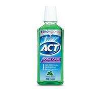 ACT Total Care Rinçage buccal à la menthe fraîche 510,3 g Anticavité Fluor Aide à soutenir la force dentaire et la santé buccale pour aider à prévenir les caries et les caries dentaires