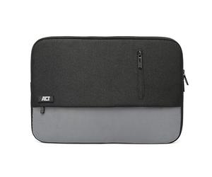 ACT Urban AC8545 Housse pour ordinateur portable jusqu'à 15,6" avec poche avant, légère, fabriquée à partir de bouteilles en plastique recyclées