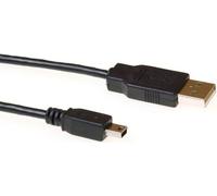 ACT USB 2.0 cable, A - 5 pin Mini B 5.0m câble USB 5 m USB A Mini-USB B Noir