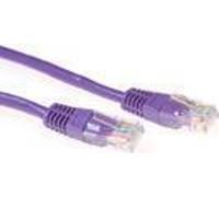 ACT Violet 10 mètres de câble patch U/UTP CAT6 avec connecteurs RJ45