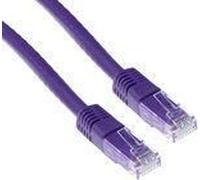 ACT Violet 20 mètres de câble patch U/UTP CAT6 avec connecteurs RJ45. Cat6 u/utp pourpre 20.00m (IB1720)