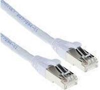 ACT White 10 meter LSZH SFTP CAT6A patch cable snagless with RJ45 connectors CAT6A S/FTP LSZH SNG WH 10.00M (FB7310)