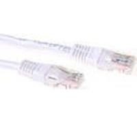 ACT White 15 meter U/UTP CAT5E patch cable with RJ45 connectors