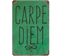 Act Without Delay Label Metal Sign 12x8 Inch | Smoothed contour edges keep fingers safe while repositioning between rooms
