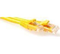 ACT Yellow 5 meter U/UTP CAT6A patch cable snagless with RJ45 connectors CAT6A U/UTP SNAGLESS YL 5.00M (IB2805)