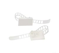 Act17 Lot de 200 sangles de fixation pour stabilisateur avec attaches de câble réglables et pinces en PVC avec dos solide pour la maison, le bureau, le réseau électrique, la gestion des fils