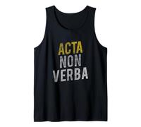 Acta Non verba - Actions, Pas de Mots Latin Débardeur