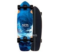 ACTA Surfskate Foam 31" - Bleu - Surf-Skate Carving Complet en érable 7 Plis - Trucks réactifs & maniables - Idéal débutants & intermédiaires - pour pumptrack, Cruising et Balade Urbain