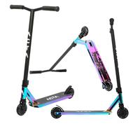 ACTA Trottinette Freestyle - Modèle KSP - Neochrome/Or - Adulte & Enfant +8 Ans, Guidon Renforcé, Système de Compression HIC, Plateau Aluminium - Tricks Skatepark & Street