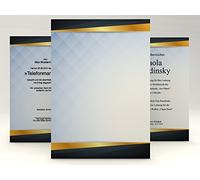 Acte Square, 50 feuilles de papier pour certificat DIN A4, 190 g/m²