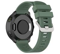 ACTECH Bracelet Compatible avec Garmin Forerunner 55, Garmin Forerunner 158, Bracelet de Remplacement en Silicone (Vert)