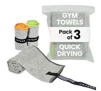 Acteon Serviette de Sport en Microfibre à séchage Rapide, sans Odeur, Fibre très absorbante, séchage Rapide, Petit équipement d'entraînement pour Homme et Femme, pour la Transpiration du Corps, la