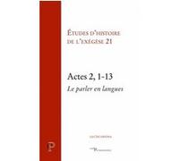 Actes 2, 1-13 Gilbert Dahan (Auteur)