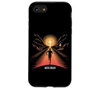 Actes 20:24 Christian Runner Faith Race Finish Line Cross Coque pour iPhone SE (2020) / 7 / 8