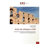 Actes de colloque à l'UIK - Nomen GMACH - Universitaires Europeennes - broché - Livre