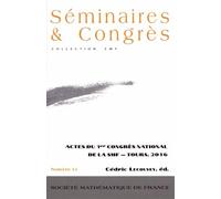 Actes Du 1er Congrès National De La Smf - Tours, 2016