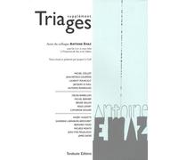 Actes du colloque Antoine Emaz - Supplément Triages