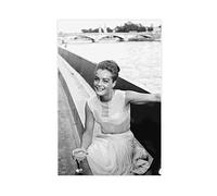 Acteur Romy Schneider 23 - Impression sur toile - Décoration murale pour salon, chambre à coucher - Style sans cadre - 40 x 60 cm