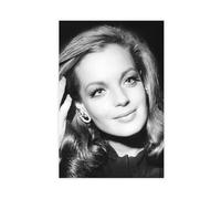 Acteur Romy Schneider 23 - Impression sur toile - Décoration murale pour salon, chambre à coucher - Style sans cadre - 30 x 45 cm