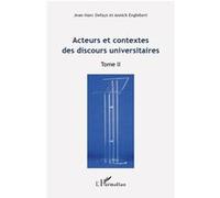 Acteurs et contextes des discours universitaires